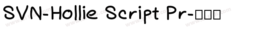 SVN-Hollie Script Pr字体转换